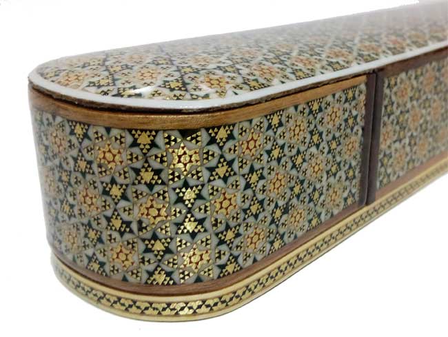 قلمدان خاتم سنتی اصفهان سایز متوسط (10)