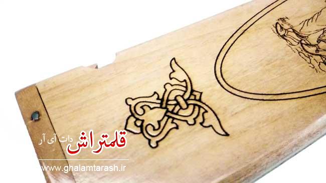 قلمدان خوشنویسی طرح مینیاتور چوبی اعلا (1)