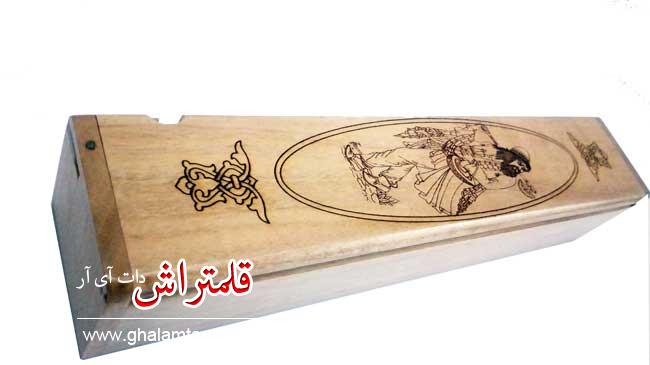 قلمدان خوشنویسی طرح مینیاتور چوبی اعلا (6)
