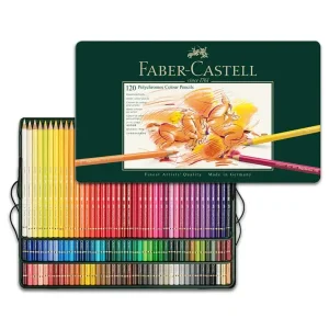 مداد رنگی پلی کروموس فابر کاستل ۱۲۰ رنگ حرفه ای