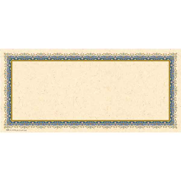 کاغذ ابروباد کد Y609 تذهیب دار چاپی (ابعاد 35*16) – بسته 5 عددی