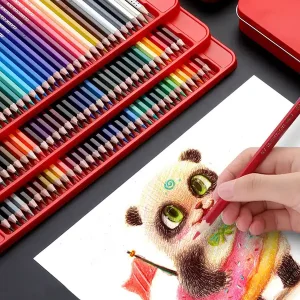مداد رنگی 100 رنگ فابر کاستل کلاسیک جعبه فلزی