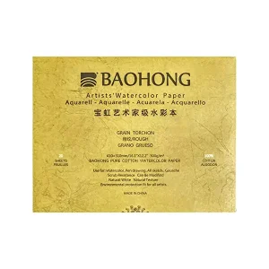 مقوا آبرنگ حرفه ای بائوهانگ BAOHANG راف 300 گرم