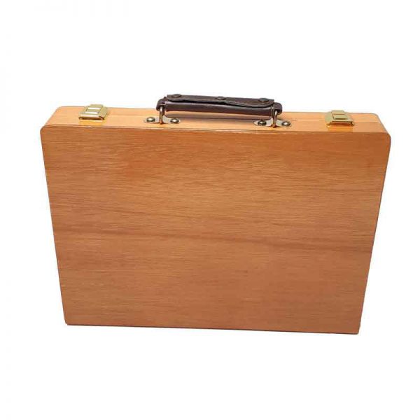 جعبه رنگ هنر چوبی پالت دار